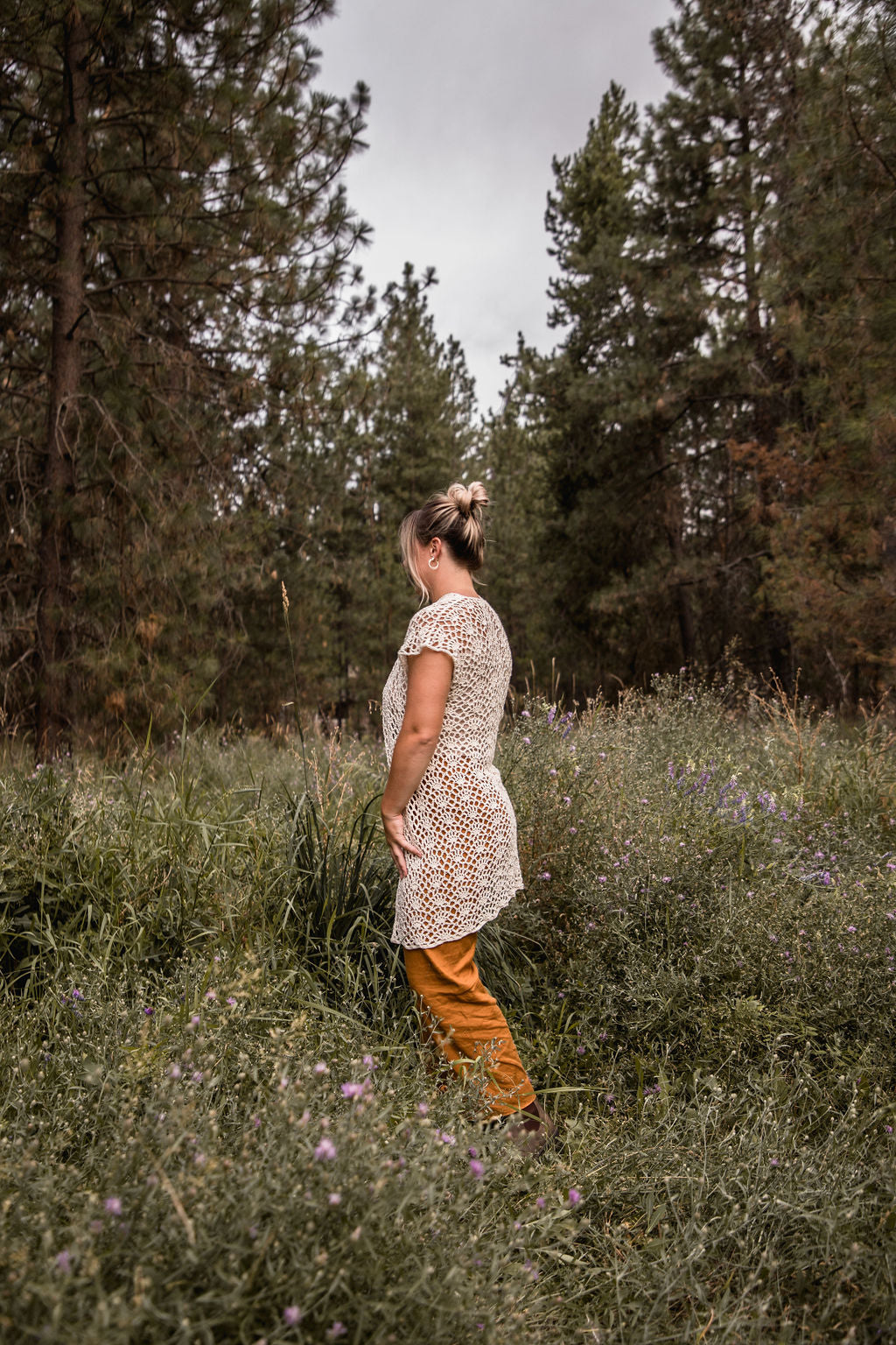 Carnation Lace Cardigan | Crochet Pattern