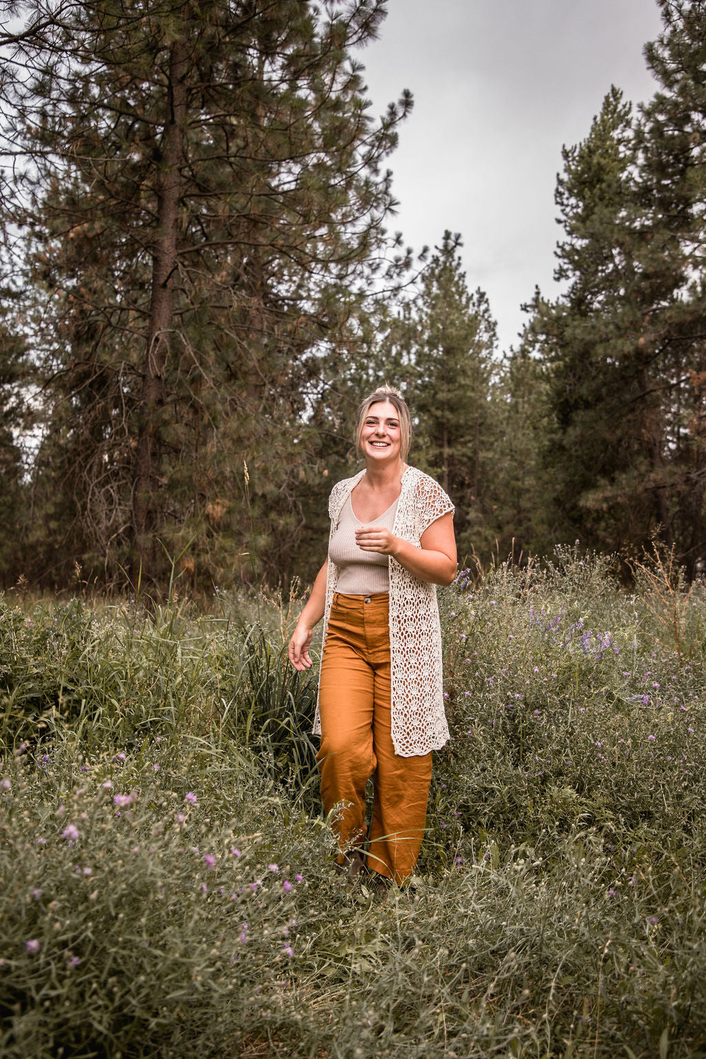 Carnation Lace Cardigan | Crochet Pattern