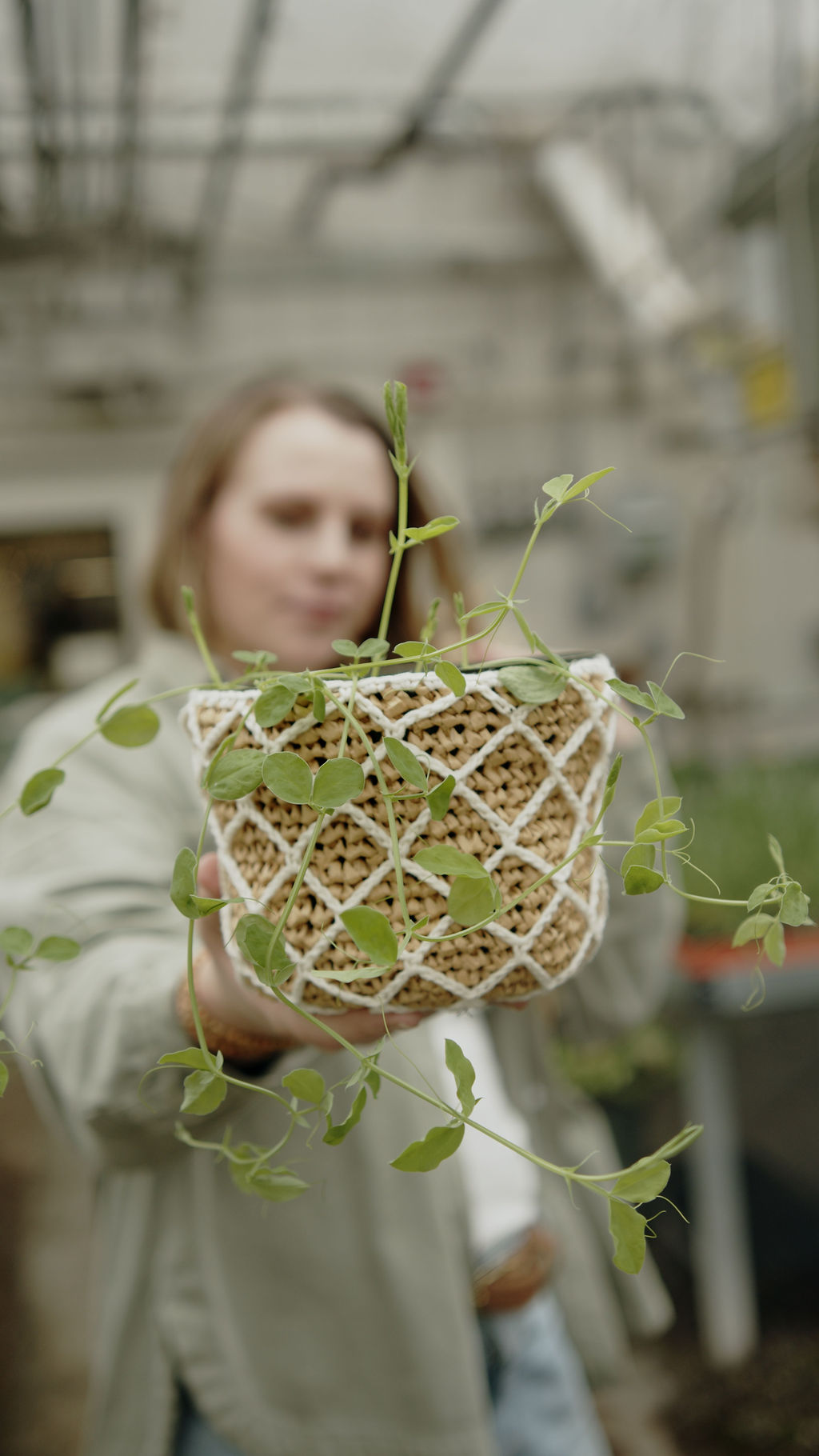 Garden Lattice Pot Cover | Crochet Pattern