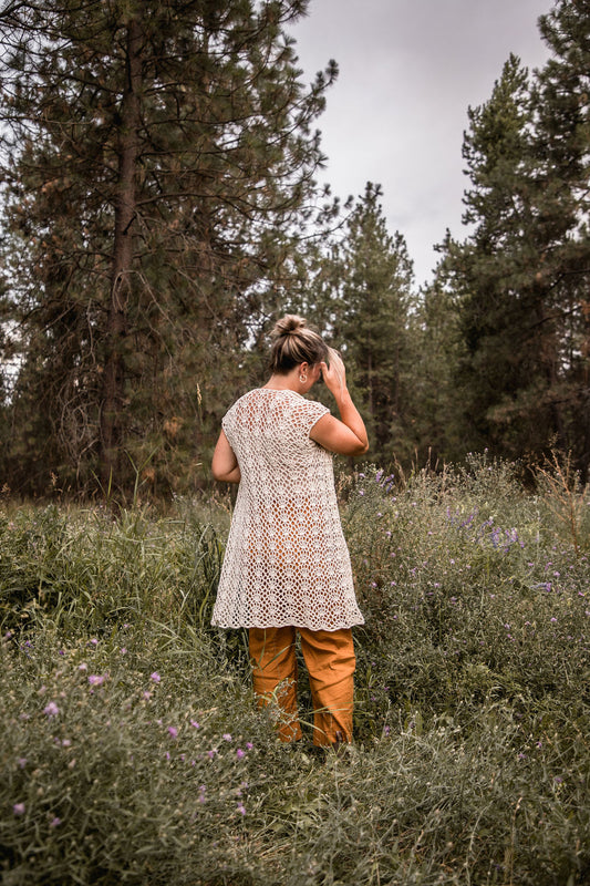 Carnation Lace Cardigan | Crochet Pattern