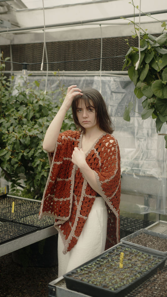 Old Town Ruana | Crochet Pattern